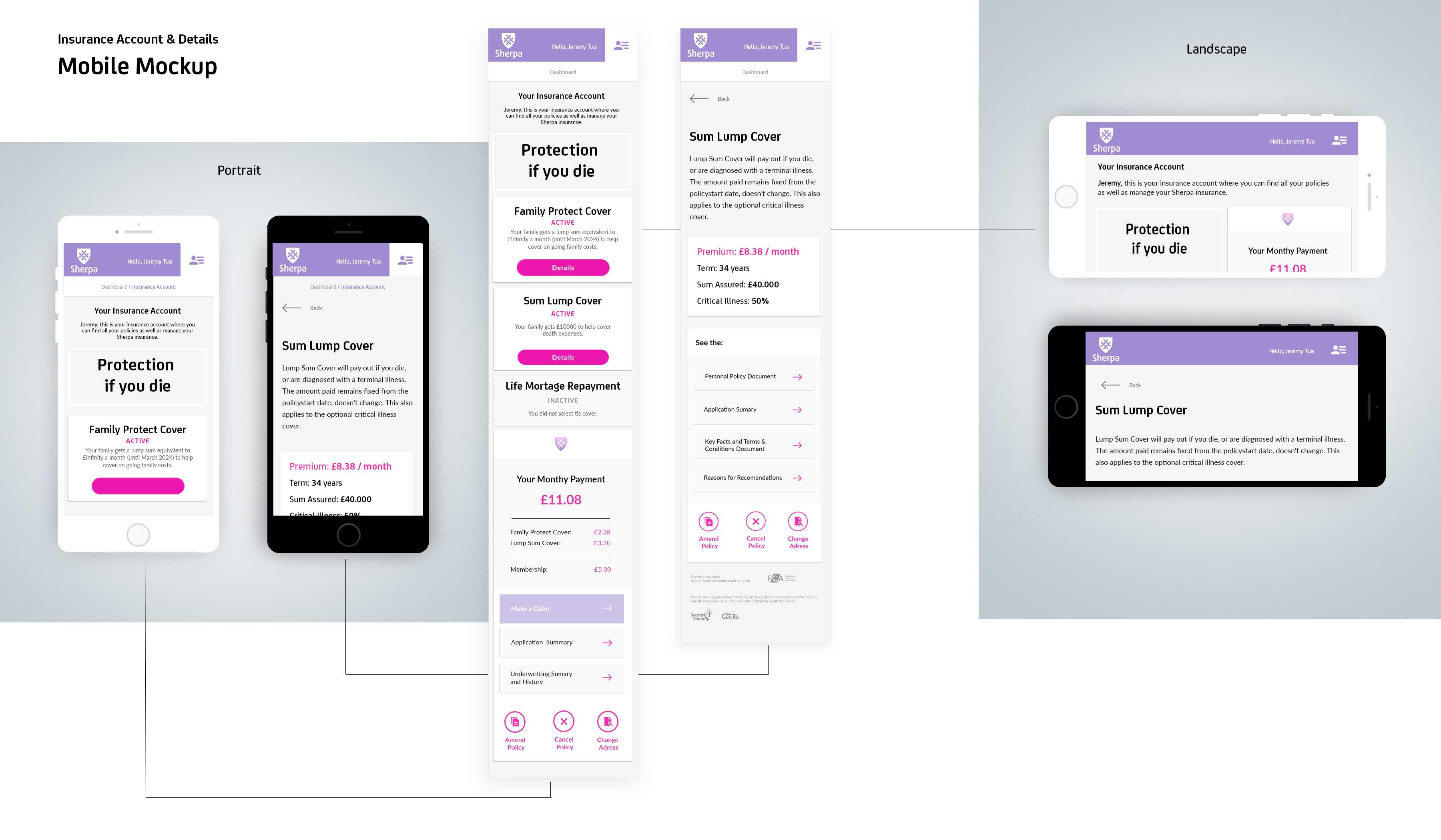 Sherpa Mobile Mockup